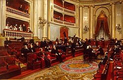 Salón de Sesiones del Senado en 1906 (Asterio Mañanós Martínez).jpg