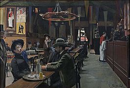 Santiago Rusinol Cafe des Incohérents 1889-1890 Museum Montserrat