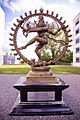 Shiva's statue at CERN engaging in the Nataraja dance