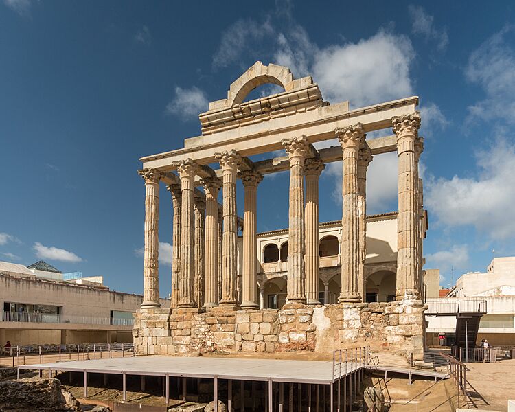 Temple of Diana in Mérida