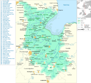 Archivo:The Fens England map