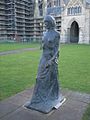Walking Madonna statue, Salisbury Cathedral - geograph.org.uk - 1423530