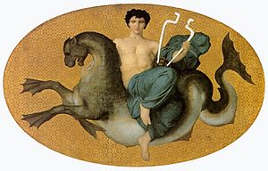 Archivo:William-Adolphe Bouguereau (1825-1905) - Arion on a Sea Horse (1855)