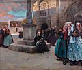 "Las murmuradoras" de José Vila Prades. 1906. Museo de Bellas Artes de Valencia.