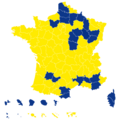 Élection présidentielle de 2022 par département T2