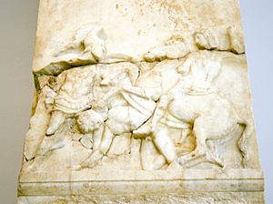 Archivo:7189 - Piraeus Arch. Museum, Athens - Stele for Panchares - Photo by Giovanni Dall'Orto, Nov 14 2009