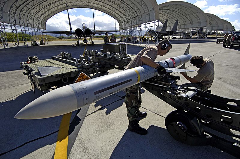 AIM-7 wing install