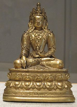 Archivo:Akshobhya statue from Tibet, 18th-19th century, Honolulu Museum of Art