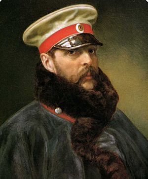Archivo:Alexander II of Russia by Monogrammist V.G. (1888, Hermitage) detail