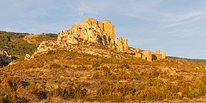 Archivo:Castillo de Loarre, Loarre, Huesca, España, 2015-01-06, DD 07