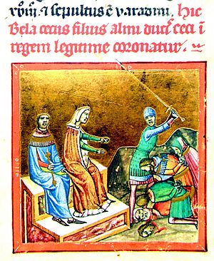 Archivo:Chronicon Pictum P113 Az aradi véres gyűlés