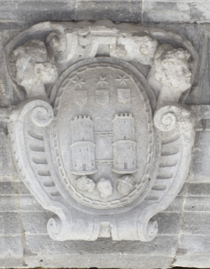 Archivo:Ciudad Real (RPS 20-07-2012) Palacio de Medrano, escudo de los Treviño