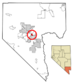 Clark County Nevada Incorporated Areas Whitney highlighted