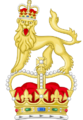 Crest of the Coat of Arms of the United Kingdom