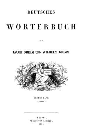 Archivo:Deutsches Wörterbuch Grimm - Titel Band 1