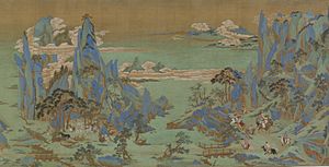 Archivo:Emperor Minghuang's Journey to Sichuan, Freer Gallery of Art
