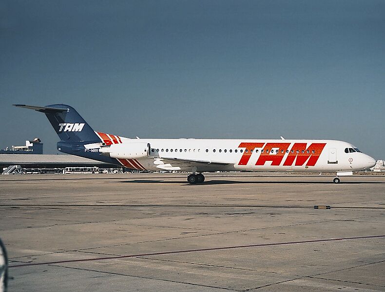 Fokker 100 (F-28-0100), TAM AN0680848