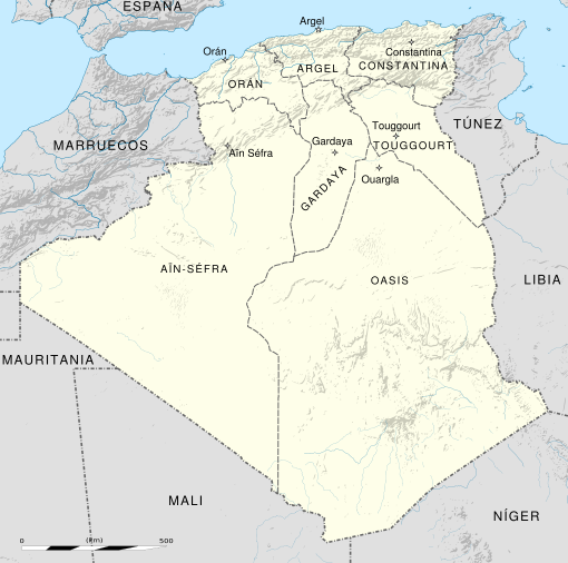 Archivo:French Algeria 1934-1955 administrative map-es