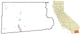 Imperial County California Incorporated and Unincorporated areas Heber Highlighted.svg