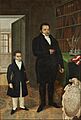 José Gil de Castro - Mariano Alejo Álvarez and his Son - Google Art Project