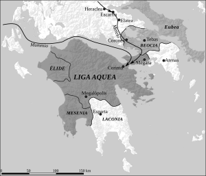 La Guerra Acaica en 146 aC-es.svg