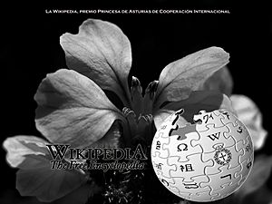 Archivo:La Wikipedia, premio Princesa de Asturias de Cooperación Internacional - 2015