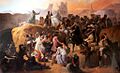 La sed sufrida por los primeros cruzados en Jerusalén, por Francesco Hayez