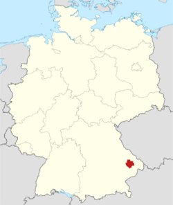 Locator map DEG in Germany.svg