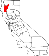 Map of California highlighting Trinity County.svg