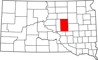 Map of South Dakota highlighting Hand County.svg