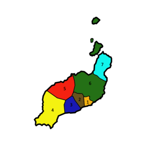 Archivo:Municipios de Lanzarote