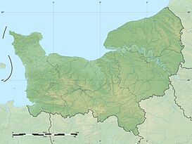 País de Caux ubicada en Normandía