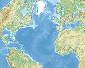 Rockall ubicada en Océano Atlántico Norte