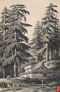 Archivo:Old Hindu Temple, Shimla, 19th century