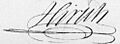 Signature of Samson Raphael Hirsch