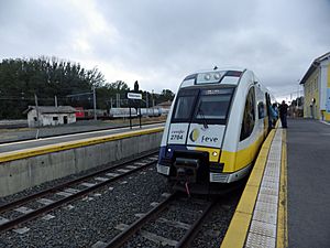 Archivo:Train at Motoporquera train station (Feve)