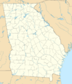 USA Georgia location map