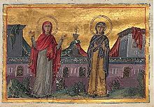 Xanthippe and Polyxene (Menologion of Basil II).jpg
