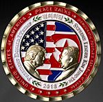 Archivo:2018 Trump-Kim summit commemorative coin