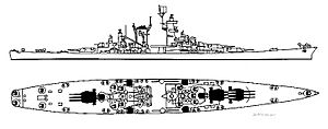 Archivo:Alaska class drawings