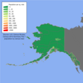 Alaska population map