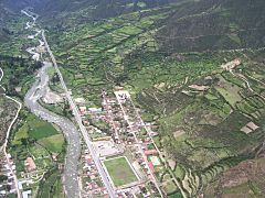 Areal view of Chalhuanca