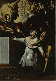 Archivo:Baltasar de Echave y Rioja - The Martyrdom of Saint Peter Arbués - Google Art Project