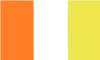 Bandera Vertical con Franja Naranja y Amarilla.svg