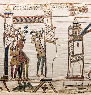 Archivo:Bayeux Tapestry scene32 Halley comet