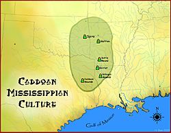 Archivo:Caddoan Mississippian culture map HRoe 2010