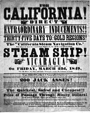 Archivo:California Gold Rush handbill