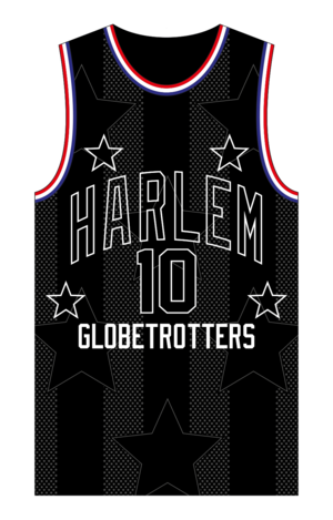 Archivo:Camiseta Harlem Globetrotters frente