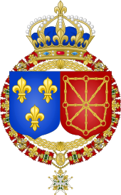 Archivo:Coat of Arms of France & Navarre
