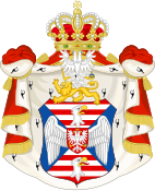 Coat of arms of the House of Petrović-Njegoš (alt).svg